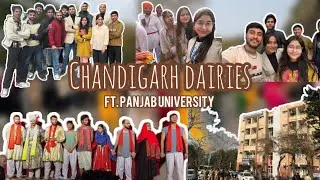 Chandigarh dairies ft. Panjab university || part - 1 || college trip || DA vlogs