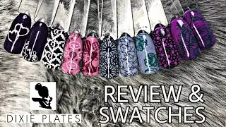 DIXIE PLATES | Stamping plates | review & swatches