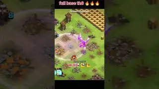 Electro Dragon ⚡ + Freeze Spell ❄️ vs Max TH8 🔥 | 100% Destruction!