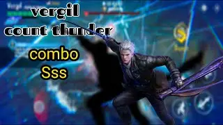 Back to back combos vergil count thunder ⚡ (VC) | DMC POC | Trial Gameplay | iconic gaming.