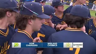 HS Baseball: Midland's Brett Faccio leads Chemics to win over rival Midland Dow