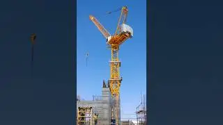 tower crane operating #crane #shorts