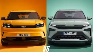 Skoda Elroq 2025 года против Ford Capri EV 2025 года: какой компактный электрический внедорожник подойдет именно вам?