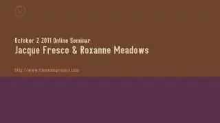 TVP Online Seminar - Questions and answers - October 2 2011