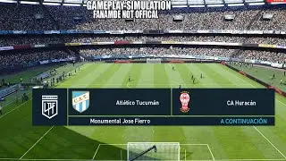 Атлетико Тукуман vs Уракан | Симулятор игрового процесса | Сделано фанатами