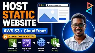 Host a Static Website on AWS S3 + CloudFront | Custom Domain & HTTPS (2026)