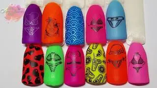 Born Pretty Store Product Review- Stamping Plates BPL-017 BPX-24 BPX-26 Mermaid Glitter Nail Polish