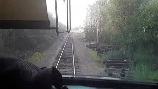 Поездка в тепловозе ТЭП70 | ст. Сыктывкар