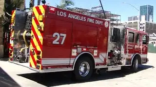 LAFD Engine 27 Responding Code 3