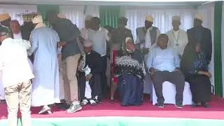 MHE. RAIS DKT. SAMIA AKIWEKA JIWE LA MSINGI UPANUZI YA MSIKITI MKUU WA IJUMAA TANGA