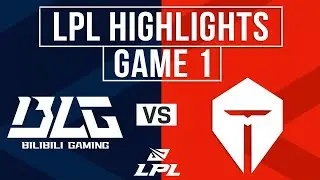 BLG vs TES Highlights Game 1 | LPL 2026 Split 1 | Bilibili Gaming vs Top Esports
