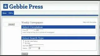 Media contact lists - Weekly newspaper press lists