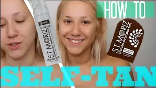 HOW TO SELF-TAN FEAT. ST MORIZ- DEMO + FIRST IMPRESSIONS | LAUREN DIANE