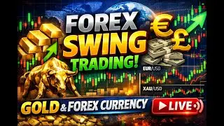 🔥 FOREX SWING TRADING LIVE | GOLD (XAUUSD) & MAJOR PAIRS 🔥