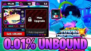 🕷️SPIDER BOSS (Chrollo Lucilfer) ALL STAR TOWER DEFENSE X🌟[SHOWCASE] #roblox