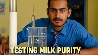 Milk Purity Test Using Lactometer | Water vs Milk Density