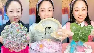 Homemade Chinese Ice Eating ASMR | Soft Snow Ice & Frozen Dessert Sounds #5