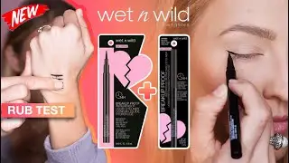 💕 НОВИНКА Wet n Wild MEGALAST Breakup Proof Liquid & Gel Liner Test