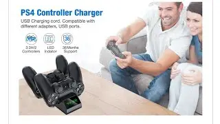 DinoFire PS4 Controller Dual Charging Dock Unboxing!