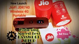 JioFi JDR740 Dongle⚡Unboxing Review & Setup⚡Speed Test⚡Portable 4G SIM Router⚡छोटा पैकेट बड़ा धमाका