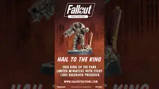King of the Park promo mini! Look at how awesome it is 😍👑 #falloutfactions #fallout #modiphius