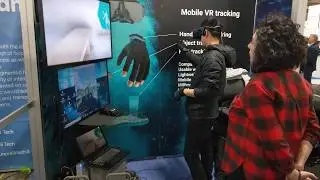 VR Gloves for tracking mobile VR devices and more, CES 2020 [4K]