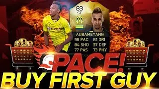 FIFA 16 PACE BUY FIRST GUY AUBAMEYANG IF!