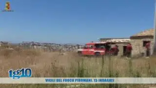 Vigili del fuoco piromani, 15 indagati