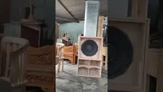 Cek sound box cbs 18inch sebelum di finishing