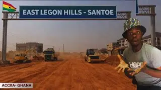 Watch the Full Progress of East Legon Hills Road Works - Santoe