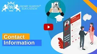 Contact Information | Resume Writing Course Tutorial For Beginners @henryharvin