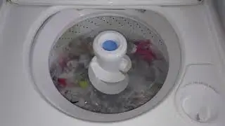 Large White Load Wash - Normal Super Wash Cycle with Extra Rinse - Maytag Direct Drive Washer