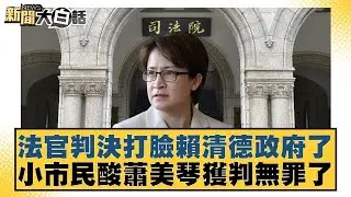 法官判決打臉賴清德政府了 小市民酸蕭美琴獲判無罪了【#新聞大白話】20260128-3｜#李永萍 #李明賢 #董智森 @tvbstalk