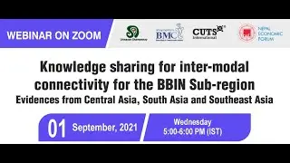 Webinar on Knowledge sharing for inter-modal connectivity for the BBIN