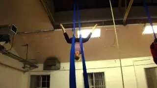 Aerial Silks - Butterfly Drop