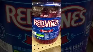 ASMR 🌈🌈👅👅🍬REDVINES TWIST ORIGINAL RED CANDIES #asmr #shorts #candies #redvine #satisfying