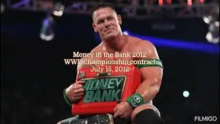 John Cena Championship History Part 2