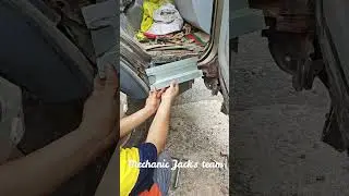 Restoration of Pedal Plate 2 #mechanicjack #automobile #mechanic #oldcar #mechaniclife #rustycar