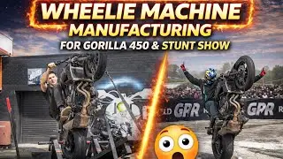 Wheelie machine manufacturing | Royal Enfield | stunt show | accessories | exhibition 