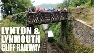 Lynton & Lynmouth Cliff Railway - Going Down - 4K Virtual Tour - August 2020