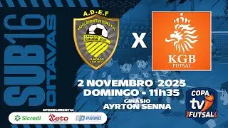SUB16 &ndash; Oitavas &ndash; ADEF Iper&oacute; x KGB/Tigrinho Votorantim &ndash; Copa TVitap&ecirc; 2025 &ndash; 11:35