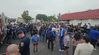 Oak Middle School Walk & Bike to School Event in Los Alamitos on KTLA News with Ginger Chan