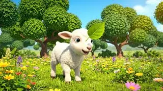 Baby Lamb Followed the Fluttering Leaf | Nursery Rhymes for Kids & Baby Songs