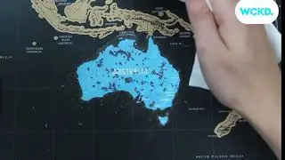 Travel Map&copy; Deluxe Edition World Scratch Map
