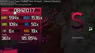 Sakazuki S RANK (Sight Read) - Osu!mania