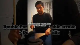 Double Paradidle + Double stroke + Double Paradidle #rudimentos #doubleparadidle #doublestroke