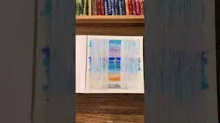 Peek through my oil pastel window🖼️