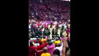 Students Storm the Court for Lady Raiders Win Over #1 Baylor