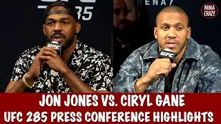 Jon Jones vs. Ciryl Gane Press Conference Highlights UFC 285