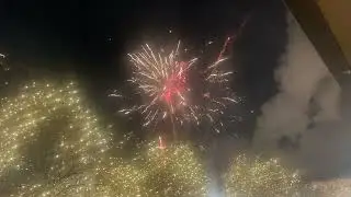 Saint Paul Minnesota Winter Carnival finale fireworks 1/31/26 light show